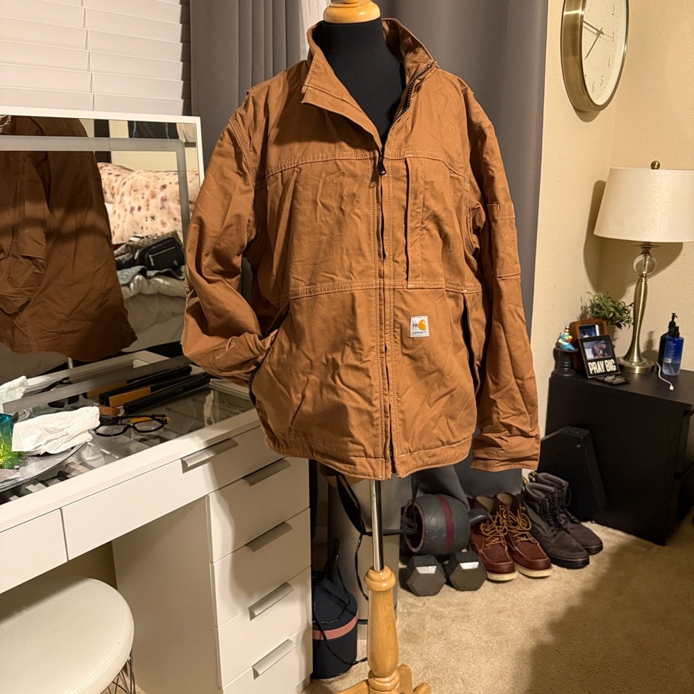 Carhartt full swing quick duck flame resistant Jacket L